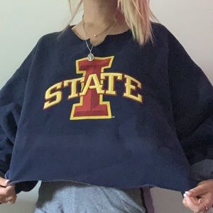 Iowa State Crew Neck Cropped with a V-Neck
